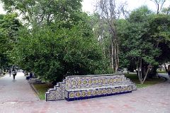 11-01 Plaza Espana Has Brightly Coloured Andalucian Tiles And Luxuriant Trees And Shrubs In Mendoza.jpg